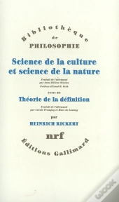 Sciences De La Culture Et Sciences De La Nature ; Théorie De La Définition