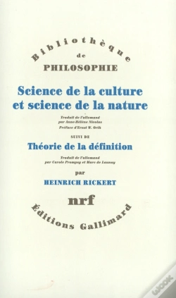 Capa do artigo Sciences De La Culture Et Sciences De La Nature ; Théorie De La Définition