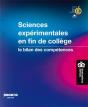 Sciences Experimentales En Fin De College  - Le Bilan Des Competences - Preview