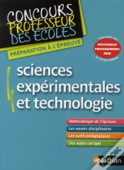 Capa do artigo Sciences Expérimentales Et Technologie ; Concours Professeur Des Écoles (Édition 2008)