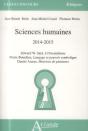 Sciences Humaines 2014-2015 ; Khâgnes - Preview
