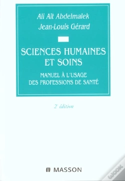 Capa do artigo Sciences Humaines Et Soins ; Manuel A L'Usage Des Professions De Sante ; 2e Edition