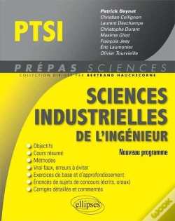 Capa do artigo Sciences Industrielles De L'Ingegnieur Ptsi Programme 2013
