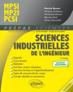Capa do artigo Sciences Industrielles De L'Ingénieur Mpsi - Mp2i - Pcsi - Nouveaux Programmes - 4e Édition