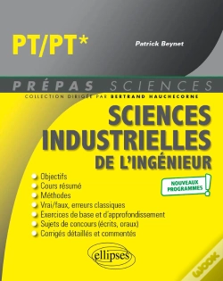 Capa do artigo Sciences Industrielles De L'Ingénieur Pt/Pt* - Programme 2022
