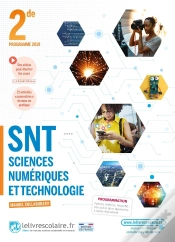 Capa do artigo Sciences Numeriques Et Technologie 2nde, Manuel Eleve, Edition 2021