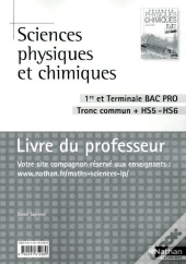 Sciences Physiques Chimiques 1e/Terminale Bac Pro Hs5/Hs6 (Pochette) Professeur 2010
