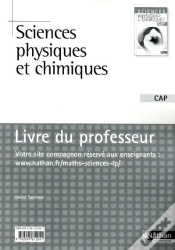 Capa do artigo Sciences Physiques Et  Chimiques Cap  (Pochette)  -  Professeur  -  2010