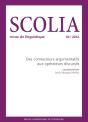 Scolia, N 30/2016. Des Connecteurs Argumentatifs Aux Operateurs - Preview