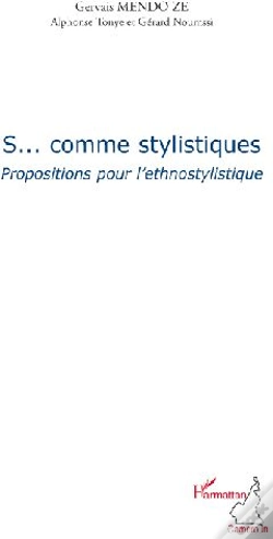 Capa do artigo S...Comme Stylistiques ; Propositions Pour L'Ethnostylistique