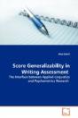 Score Generalizability In Writing Assessment - Preview