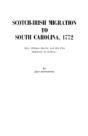 Scotch-Irish Migration To South Carolina, 1772 - Preview