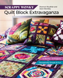Capa do artigo Scrappy Wonky Quilt Block Extravaganza
