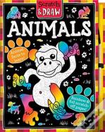 Scratch & Draw Animals - Scratch Art Activity Book
