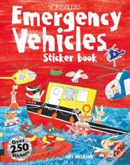 Scribblers Fun Activity Emergency Vehicles Sticker Book