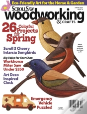 Capa do artigo Scroll Saw Woodworking & Crafts Issue 78 Spring 2020
