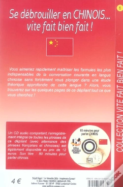 Capa do artigo Se Debrouiller En Chinois Vite Fait Bien Fait