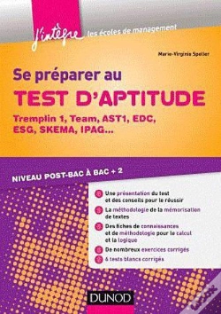 Capa do artigo Se Preparer Aux Tests D'Aptitude  Tremplin 1, Team, Ast1, Esg, Edc
