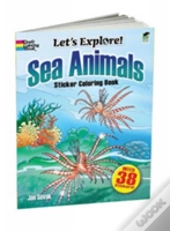 Sea Animals Sticker Coloring Book