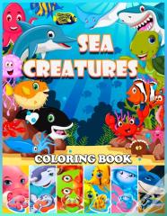 Sea Creatures Coloring Book