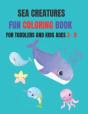Sea Creatures Fun Coloring Book - Preview