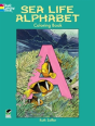 Sea Life Alphabet Coloring Book - Preview