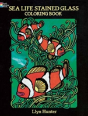 SEA LIFE STAINED GLASS COLOURING BOOK - Preview