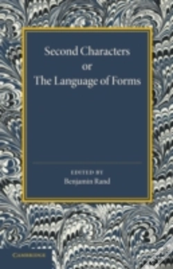 Capa do artigo Second Characters Or The Language Of Forms