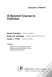 Capa do artigo Second Course In Calculus