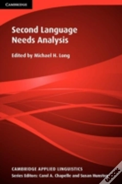 Capa do artigo Second Language Needs Analysis
