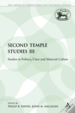 Capa do artigo Second Temple Studies Iii