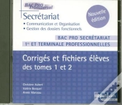 Capa do artigo Secretariat Bac Pro 1re Et Terminale Professionnelles Corriges Et Fichiers Eleves Des T.1 Et 2 Cd-Rom