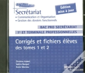Capa do artigo Secretariat T.1/2 Bpro Secretariat 1re Et Terminale Professionnelles Cdr