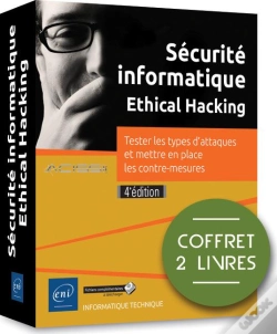 Capa do artigo Securite Informatique - Ethical Hacking - Coffret De 2 Livres - Tester Les Types D'Attaques Et Mettr