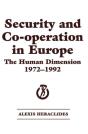 Security And Co-Operation In Europe - Preview