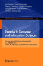 Security In Computer And Information Sciences - Preview
