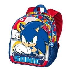 Capa do artigo Sega-Sonic Game Mochila 3D Pequena, Azul
