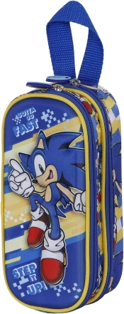 Capa do artigo Sega-Sonic Step Estojo Duplo 3D, Azul