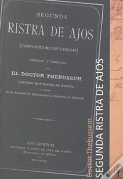 Capa do artigo Segunda Ristra De Ajos