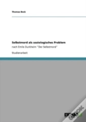 Selbstmord Als Soziologisches Problem