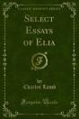 Select Essays Of Elia - Preview