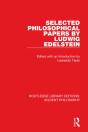 Selected Philosophical Papers By Ludwig Edelstein - Preview