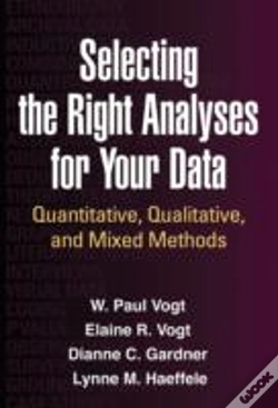 Capa do artigo Selecting The Right Analyses For Your Data
