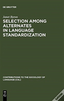 Capa do artigo Selection Among Alternates In Language Standardization