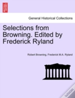 Capa do artigo Selections From Browning. Edited By Fred