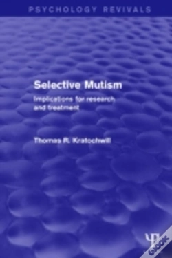 Capa do artigo Selective Mutism (Psychology Revivals)