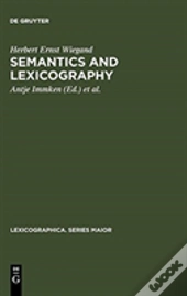 Semantics And Lexicography