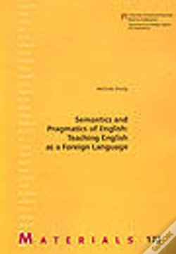 Capa do artigo Semantics And Pragmatics Of English: Teaching English As A Foreign Language