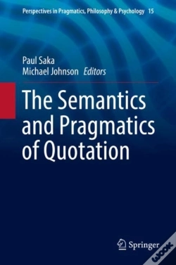 Capa do artigo Semantics And Pragmatics Of Quotation