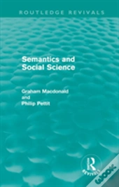 Semantics And Social Science